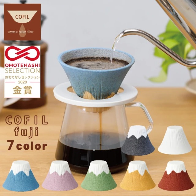 燦セラ SANCERA富士山陶瓷咖啡濾杯  ▶70B009
